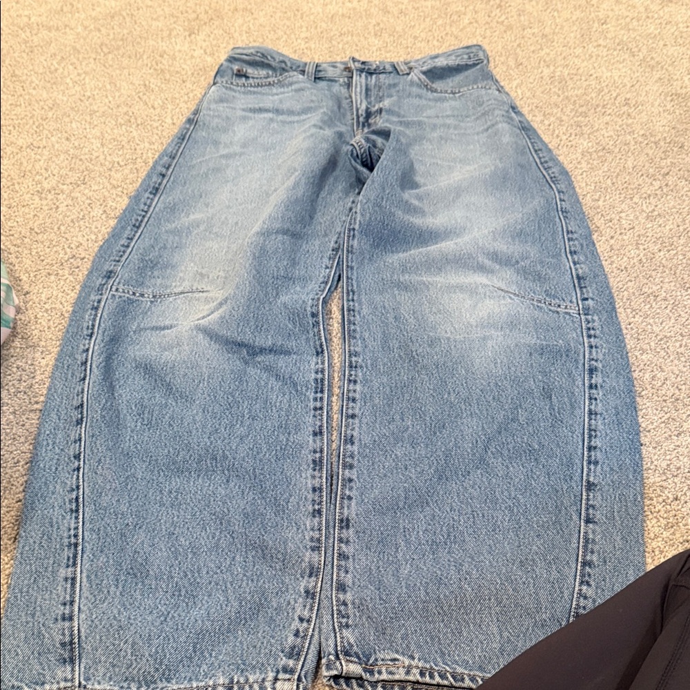 Levi's Light Blue Wide Leg Flare Jeans